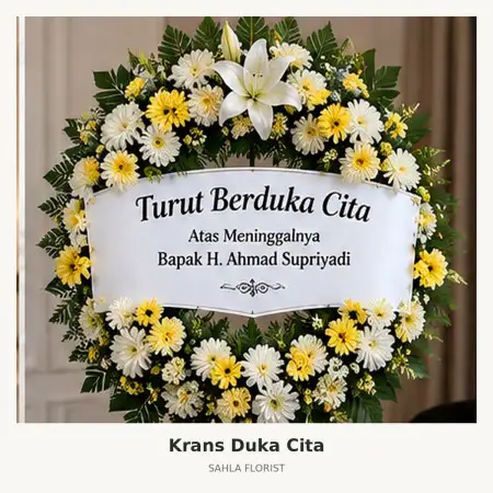 Krans Bunga Duka Telukjambe